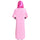 Muslim Long Sleeve Knit Long Dress   pink - Mega Save Wholesale & Retail - 3