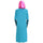 Muslim Long Sleeve Knit Long Dress   lake blue - Mega Save Wholesale & Retail - 3