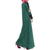 Muslim Long Dress Floor-length Splicing   purple - Mega Save Wholesale & Retail - 6