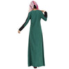 Muslim Long Dress Floor-length Splicing   purple - Mega Save Wholesale & Retail - 7