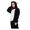 Unisex Adult Pajamas  Cosplay Costume Animal Onesie Sleepwear Suit  Black pig white belly - Mega Save Wholesale & Retail