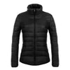 Woman Stand Collar Thin Light Down Coat Slim    black    S - Mega Save Wholesale & Retail - 1