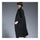 Fashionable Light Thin Down Coat Woman Long   black   S - Mega Save Wholesale & Retail - 3