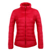 Woman Stand Collar Thin Light Down Coat Slim   red    S - Mega Save Wholesale & Retail - 1