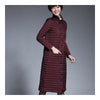 Fashionable Light Thin Down Coat Woman Long   red   S - Mega Save Wholesale & Retail - 1