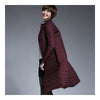 Fashionable Light Thin Down Coat Woman Long   red   S - Mega Save Wholesale & Retail - 3