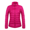 Woman Stand Collar Thin Light Down Coat Slim   rose red    S - Mega Save Wholesale & Retail - 1