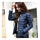 Woman Stand Collar Thin Light Down Coat Slim   navy   S - Mega Save Wholesale & Retail - 2