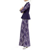 Muslim Lace Suit Malaysian Women Garments Dress  purple   M