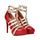 Plus Size Platform Thin Shoes Night Club Dancing  red