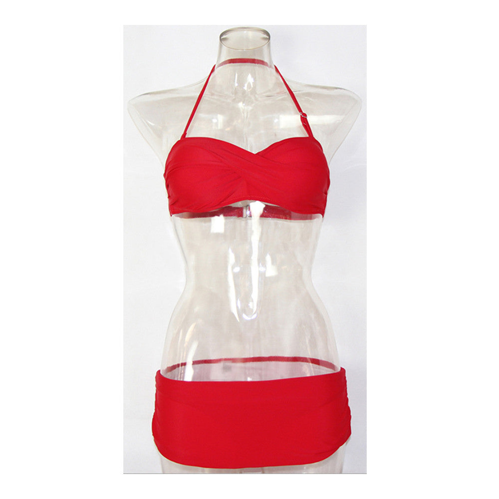 Women Swimwear Swimsuit Sexy Bikini  red  S - Mega Save Wholesale & Retail - 1