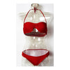 Women Swimwear Swimsuit Bikini Bathing Suit  red  S - Mega Save Wholesale & Retail - 1