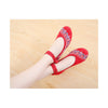 2016 Spring Embroidered High Heeled Shoes in Red with National Dancing Style - Mega Save Wholesale & Retail - 1