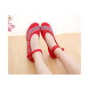 2016 Spring Embroidered High Heeled Shoes in Red with National Dancing Style - Mega Save Wholesale & Retail - 2