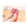 Old Beijing Cloth Shoes Summer Woman Cowhells Sole Embroidered Shoes Slipsole Vintage National Style Flax Sandals Slippers red - Mega Save Wholesale & Retail - 3