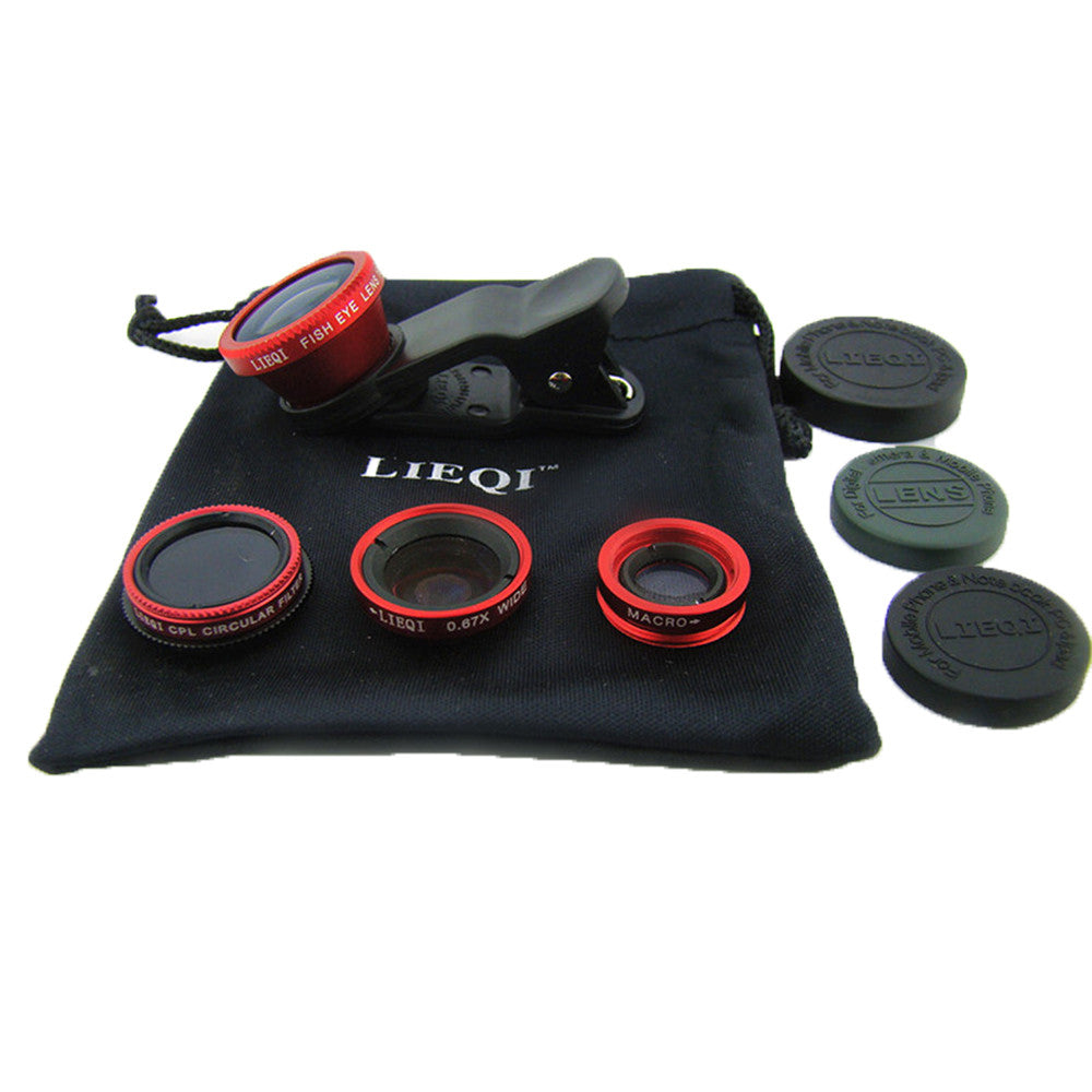 LIEQI LQ008 super wide-angle fisheye macro effects CPL filter Four cell phone camera - Mega Save Wholesale & Retail - 2