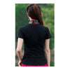 Printing Plate Button Slant Opening Stand Collar T-shirt   M - Mega Save Wholesale & Retail - 3