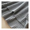 Pullover High Collar Wool Kintwear Sweater   light grey   S - Mega Save Wholesale & Retail - 3