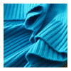 Pullover High Collar Wool Kintwear Sweater   peacock blue  S - Mega Save Wholesale & Retail - 4