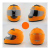 Motorcycle Motor Bike Scooter Safety Helmet 168   orange - Mega Save Wholesale & Retail - 2