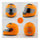 Motorcycle Motor Bike Scooter Safety Helmet 168   orange - Mega Save Wholesale & Retail - 2
