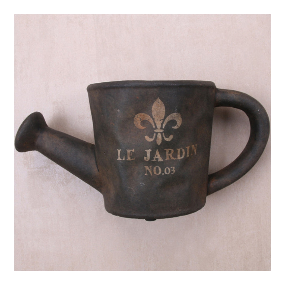 Vintage Cement Flowerpot Wall Hanging Decoration   big - Mega Save Wholesale & Retail - 1