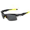 XQ-113 Sports Polarized Glasses Windproof Riding    black bright/yellow leg - Mega Save Wholesale & Retail - 1