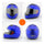 Motorcycle Motor Bike Scooter Safety Helmet 168   blue - Mega Save Wholesale & Retail - 2