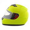 Motorcycle Motor Bike Scooter Safety Helmet 168   Fluorescent yellow - Mega Save Wholesale & Retail - 1