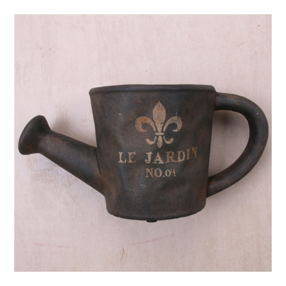 Vintage Cement Flowerpot Wall Hanging Decoration   middle - Mega Save Wholesale & Retail - 1