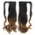 Magic Tape Gradient Ramp Horsetail Wig Curled    BlackT27 - Mega Save Wholesale & Retail