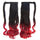 Magic Tape Gradient Ramp Horsetail Wig Curled    BlackTRed - Mega Save Wholesale & Retail