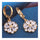 18K Gold Galvanized Zircon Earrings - Mega Save Wholesale & Retail - 4