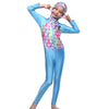 Musilim Swimwear Swimsuit Burqini hw20f Child   sky blue   S - Mega Save Wholesale & Retail - 1
