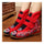 Flowers Vintage Beijing Cloth Shoes Embroidered Boots red - Mega Save Wholesale & Retail - 2