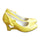 Candy's Color Bowknot Patent Leather Hollow Slipsole Women Thin Shoes  yellow - Mega Save Wholesale & Retail - 1