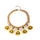 New Bohemian Style Necklace European Big Brand Fashionable Woman Ornament Flower Short Necklace   yellow - Mega Save Wholesale & Retail - 1