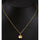 Fake Pearl Shell Necklace 18K Plated Gold 