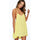 Sexy women Summer Casual Cotton Sleeveless Evening Party Beach Dress Short Mini Dress Yellow - Mega Save Wholesale & Retail - 1
