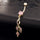 Flower Diamante Navel Nail Ring Buckle Body Puncture    gold plated pink zircon