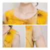 Silk Printing Beach Long Dress Mulberry Silk    S - Mega Save Wholesale & Retail - 4