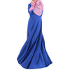 Muslim Women Garments Long Dress Lace Macrame Sunday Clothes   dark blue  M - Mega Save Wholesale & Retail - 1