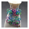 Manual Cloth National Style Long Earrings Creative Long Costume Circles   02 - Mega Save Wholesale & Retail