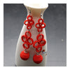 Manual Cloth National Style Long Earrings Creative Long Costume Circles   03 - Mega Save Wholesale & Retail