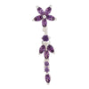 Flower Navel Nail Buckle Body Puncture Non-mainstream   purple - Mega Save Wholesale & Retail - 1