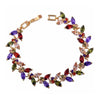 Bracelet Flower Diamanted Colorful Zircon    colorful - Mega Save Wholesale & Retail - 1
