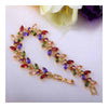 Bracelet Flower Diamanted Colorful Zircon    colorful - Mega Save Wholesale & Retail - 3