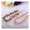 Bracelet Flower Diamanted Colorful Zircon    white - Mega Save Wholesale & Retail - 4