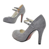 Bridal Wedding Thin Shoes  grey - Mega Save Wholesale & Retail