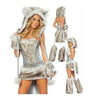 European Halloween Animal Game Garment Big Tail Wolf  grey - Mega Save Wholesale & Retail